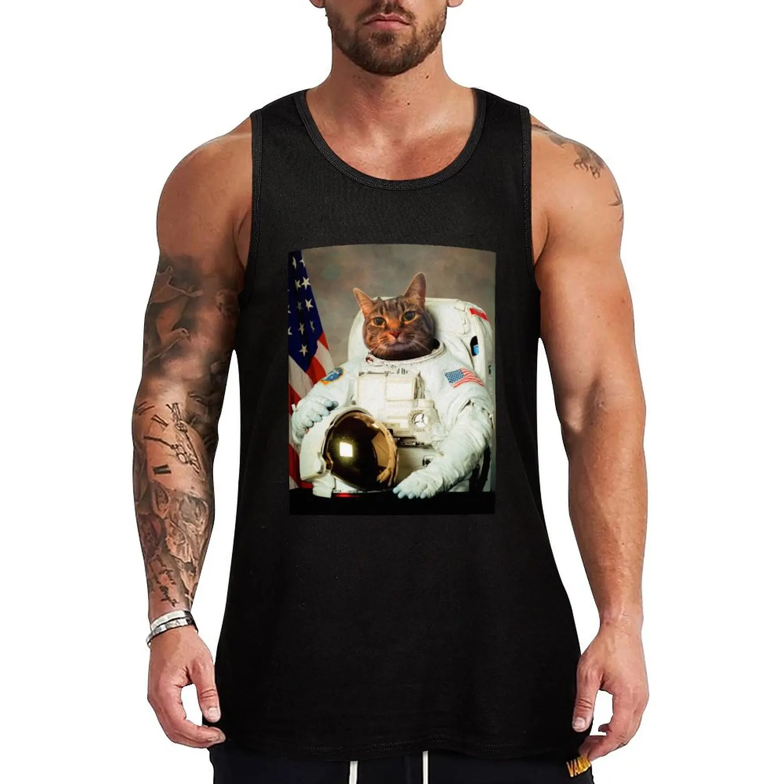 

AstroCat Tank Top fitness t-shirts for men