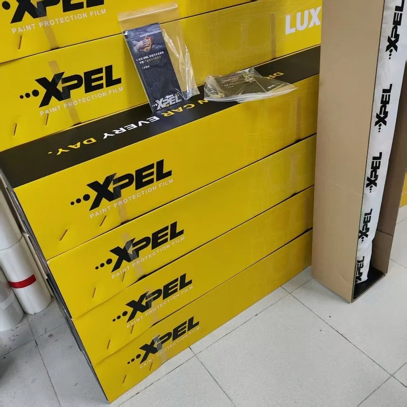 

XPEL 7,5 MIL толстая ТПУ PPF глянцевая защитная пленка для автомобильной краски, прозрачная самовосстанавливающаяся, устойчивая к царапинам, гидрофобная