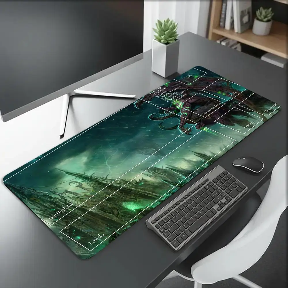 Professional E-sports Game mat Large Rubber Anti-slip PC Desk Accessories  Office  Gamer Keyboard Decor Mat Competition Unique