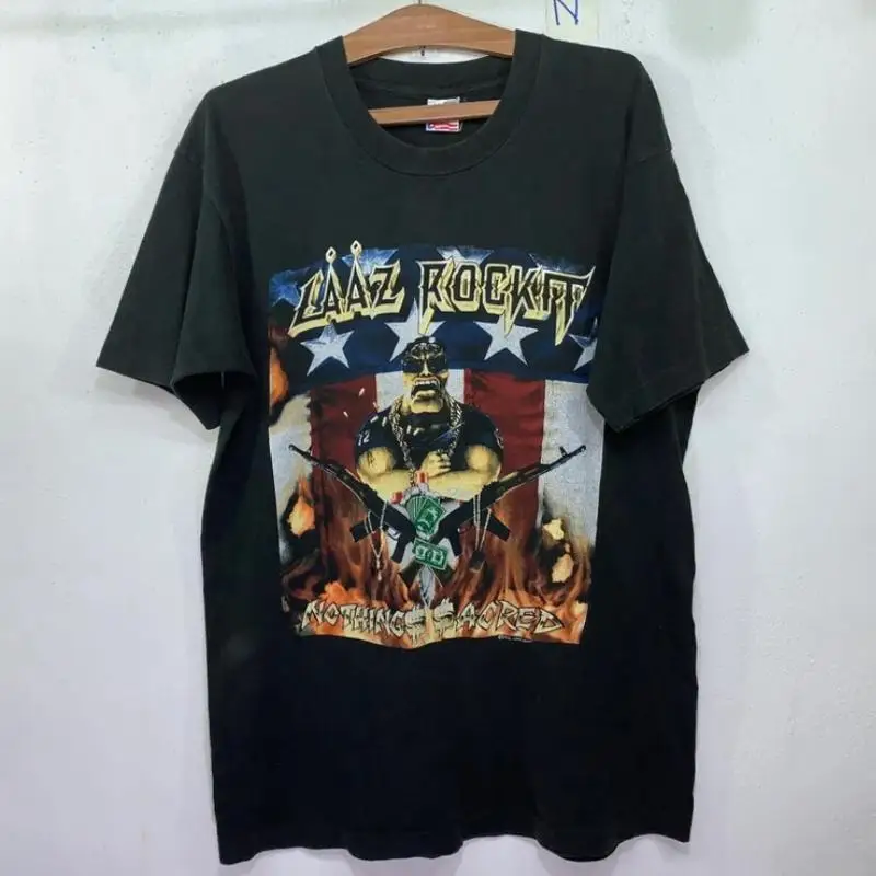 

Распродажа, футболка Laaz Rockit Dublin Death Patrol Nothings Sacred World Tour 1992 г.