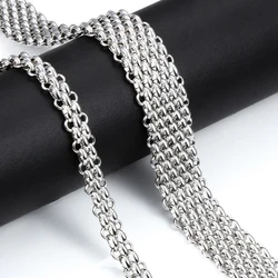 1Meter Stainless Steel 3Rows 7Rows 9Rows Chains For Jewelry Making Supplies DIY Beautiful Necklace Bracelet Fashion Accessorie
