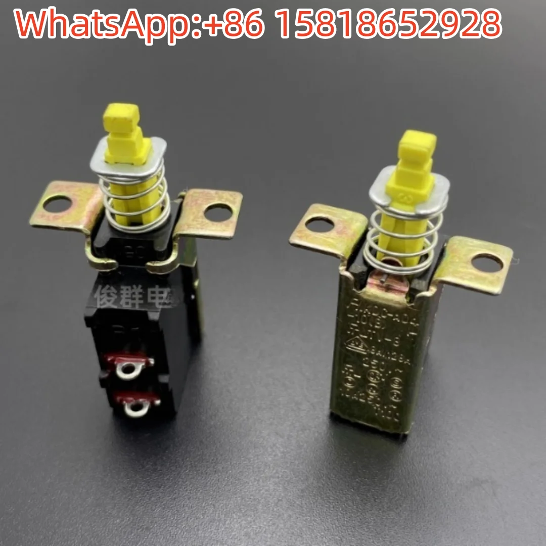 5pcs KDC-A04-10 TV-8 10A250V Self-Locking Power Switch Amplifier Speaker Button Button