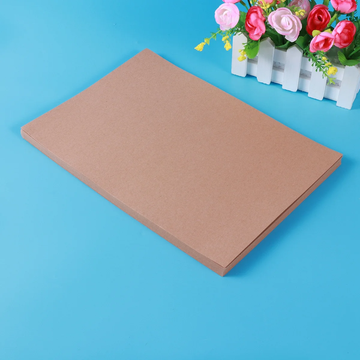 

Brown Kraft Paper 50 Sheets A4 Size for Gift Wrap Flower Arrangement Natural Looking Packaging Paper for Crafts and Presents