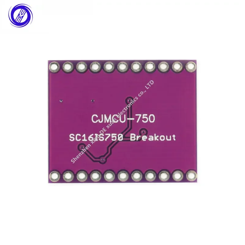 SC16IS750 Único UART Com Módulo de Conversão de Interface SPI de Ônibus I2C Para Módulo de Controle Industrial CJMCU-750 Porta IO Programável