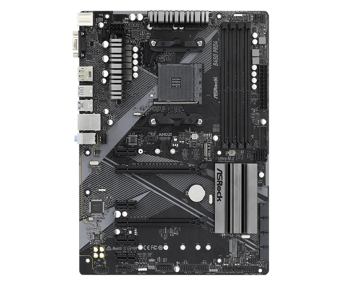 CPU ASRock B450 Pro + Ryzen5 3600 S4d34b708104e49899f58d7ca921d1