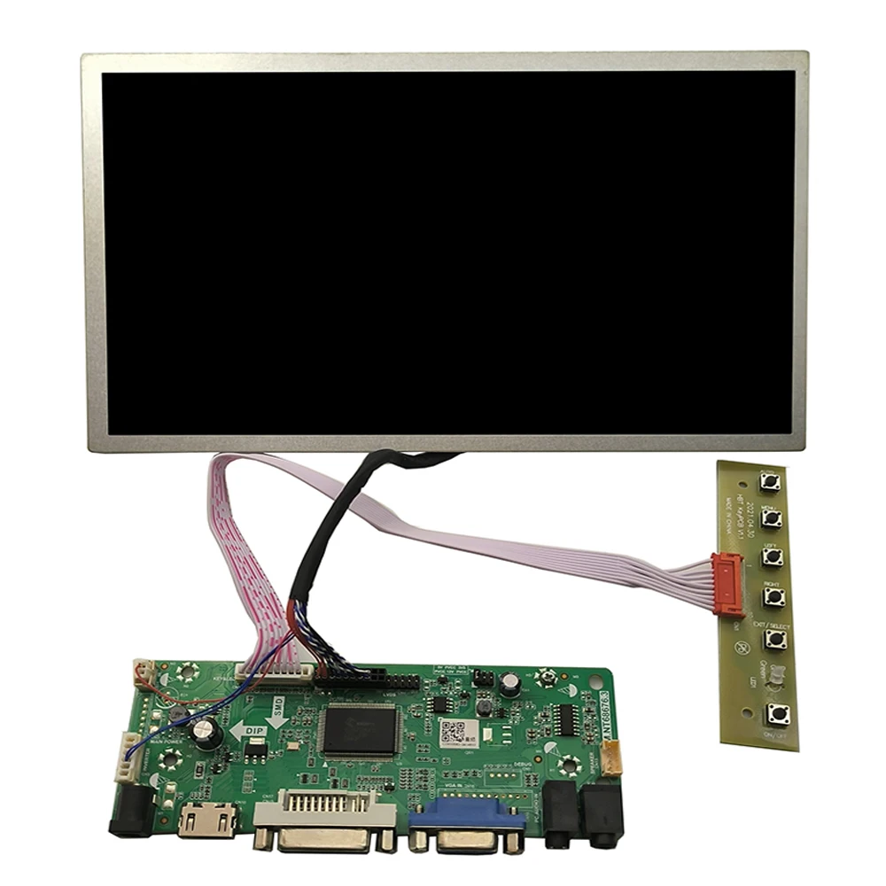 10,1-calowy wyświetlacz LCD HSD100IFW1 1024x600 + HDMI VGA Audio DVI Control Driver Board Monitor LVDS 30PINS Panel