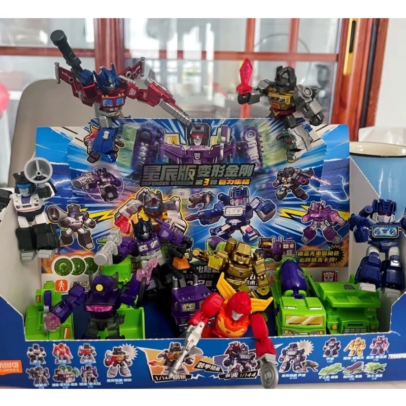 

В наличии Blokees Devastator Transformers Starry Edition Vol.3 Devastator Mini Pocket Optimus Prime слепая коробка Mystery Box подарки