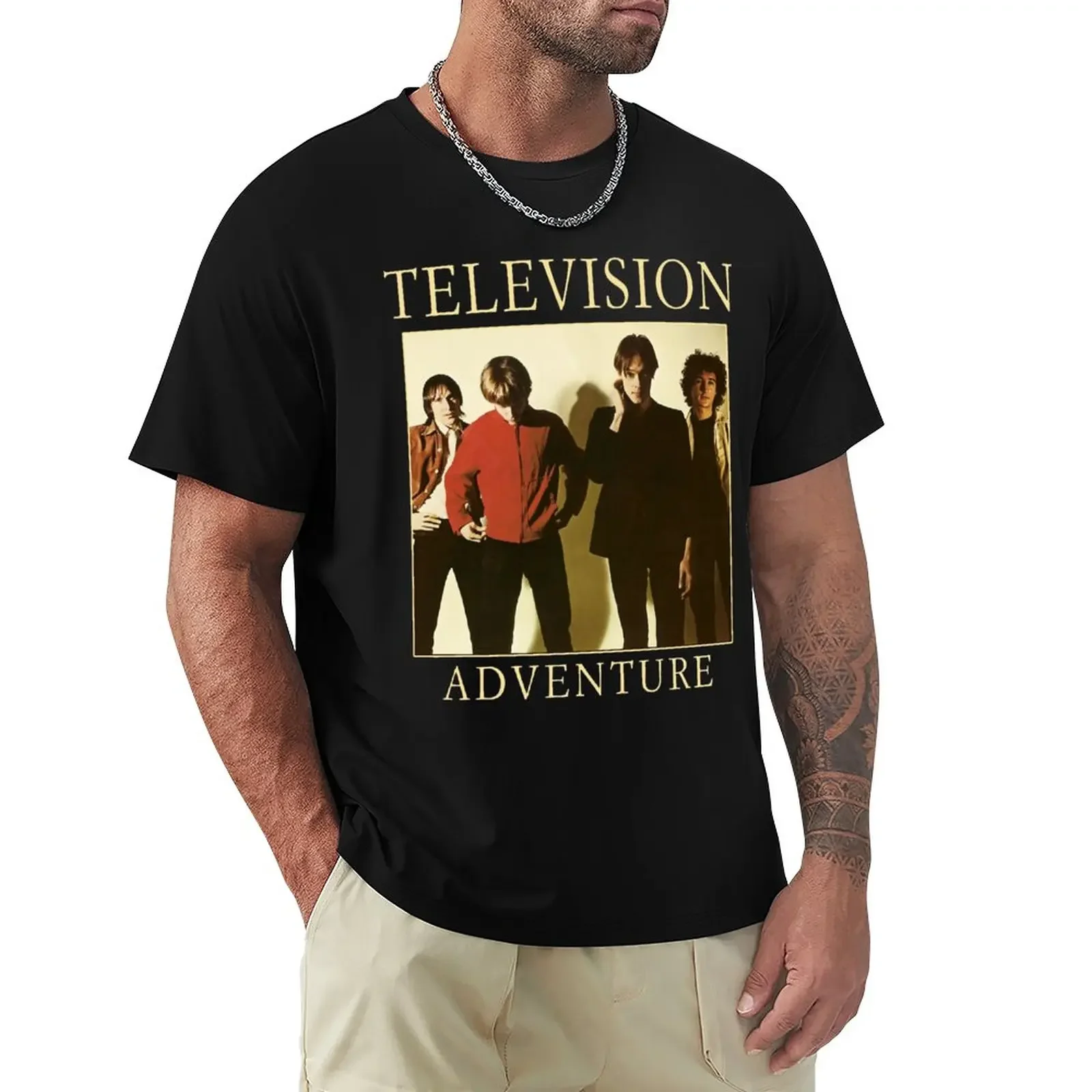 Television Adventure T-Shirt for a boy quick drying plain mens t shirts casual stylish