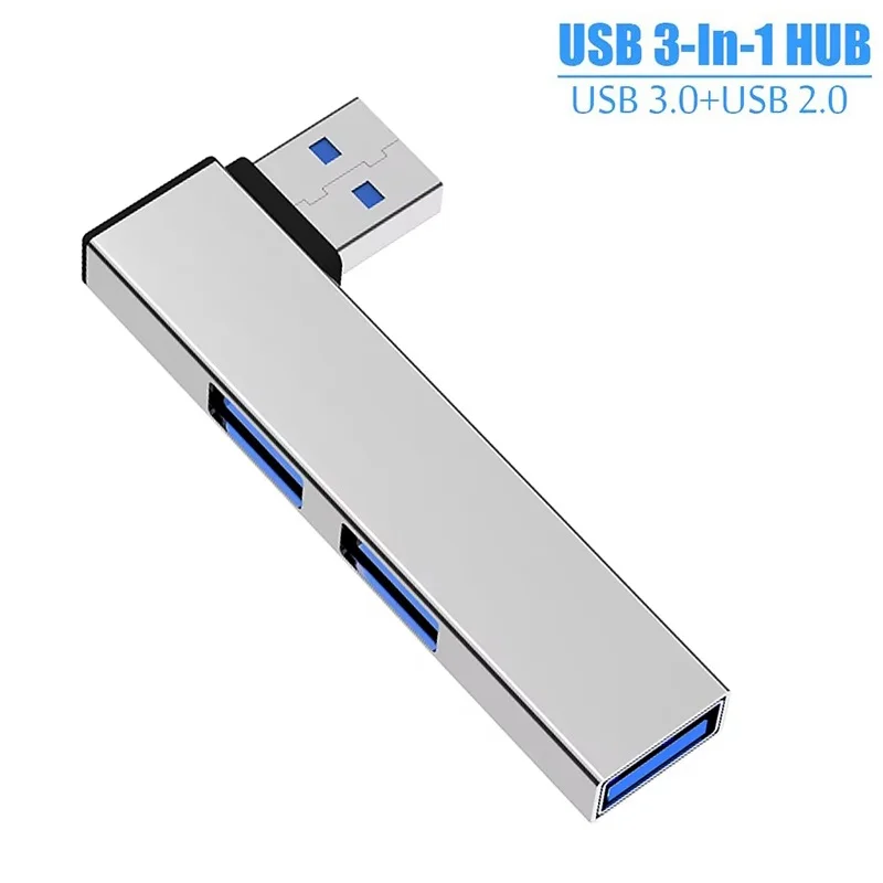 Adaptador HUB tipo C 3 en 1, USB 3,0/tipo C 3,0 a divisor USB de 3 puertos, adaptador OTG para Lenovo, Macbook, accesorios para ordenador portátil