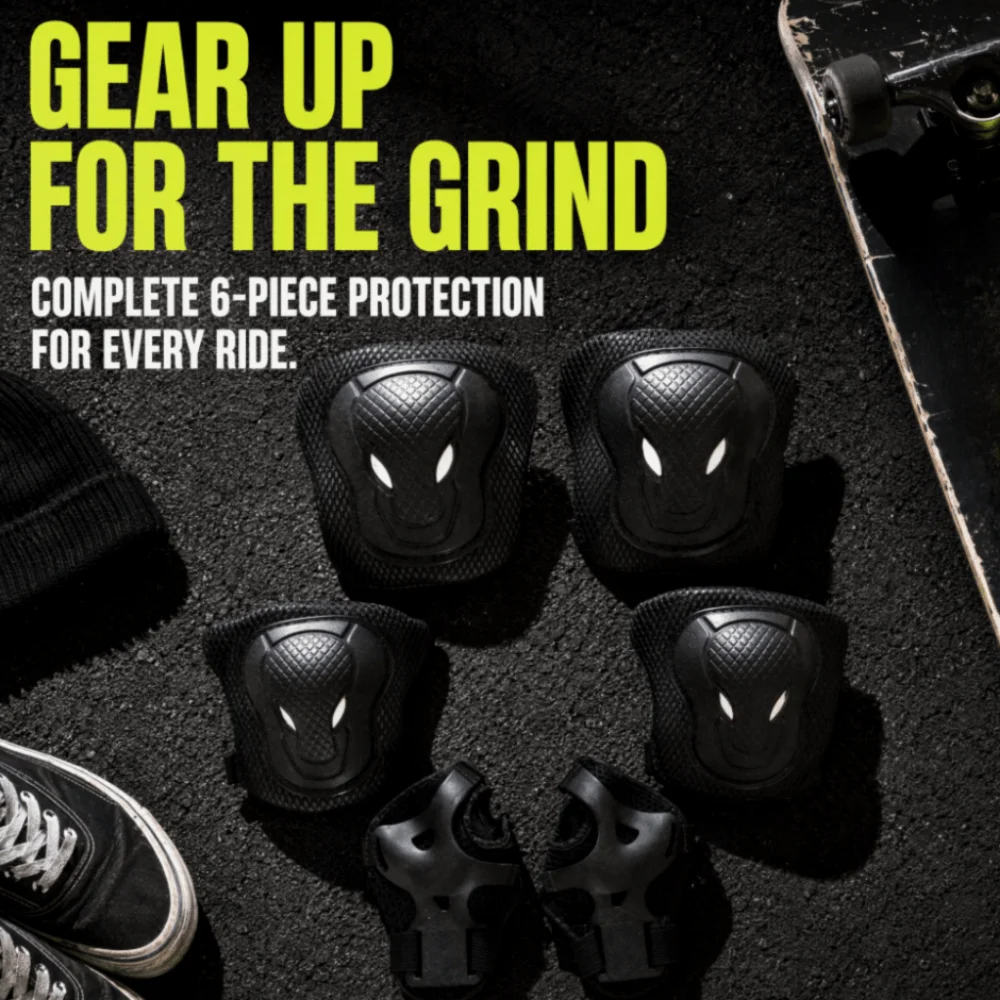 Набор из 6 предметов: наколенн – обзор и цена Mountain Biking Elbow Pads