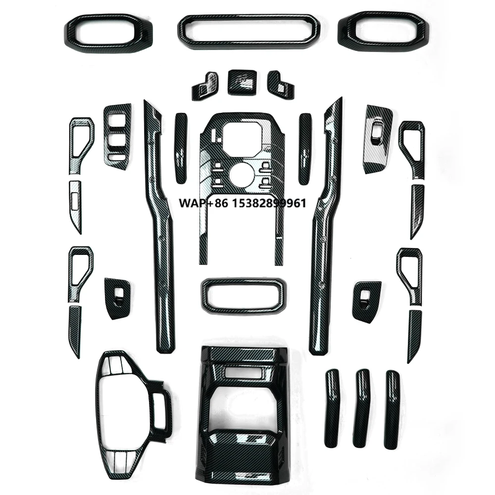 

Inner Kits Inner Trims Steering Cover Center Control Trims Door Cover Handel Cover for Jetour Traveler T2 Accessories