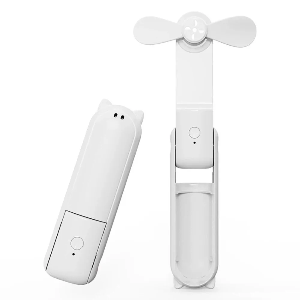 

Портативный мини-вентилятор 3-в-1 с USB-зарядкой, 1200 мАч, складной, с фонариком, 3 скорости, легкий, карманный, бесшумный, для лета и улицы