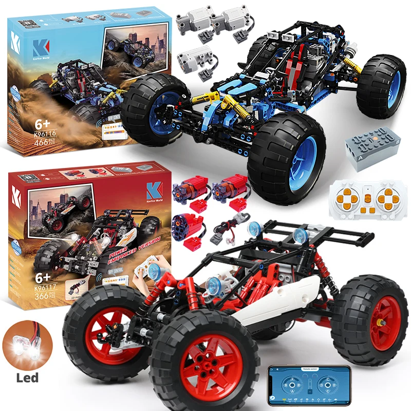 Technical Buggy Car K96116 APP Remote Control Moter Power Building Blocks Bricks Programming Gift Sets Toys For Children Kids