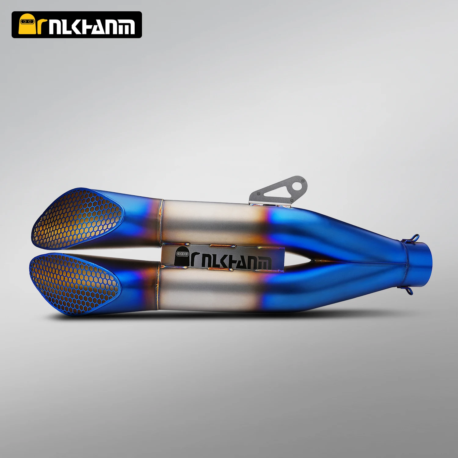 العالمي 60 مللي متر الجوزاء الفولاذ المقاوم للصدأ المزدوج منفذ الخمار ل R9 R1 GSX-R1000 ZX-4R ZX-6R ZX-10R CBR1000