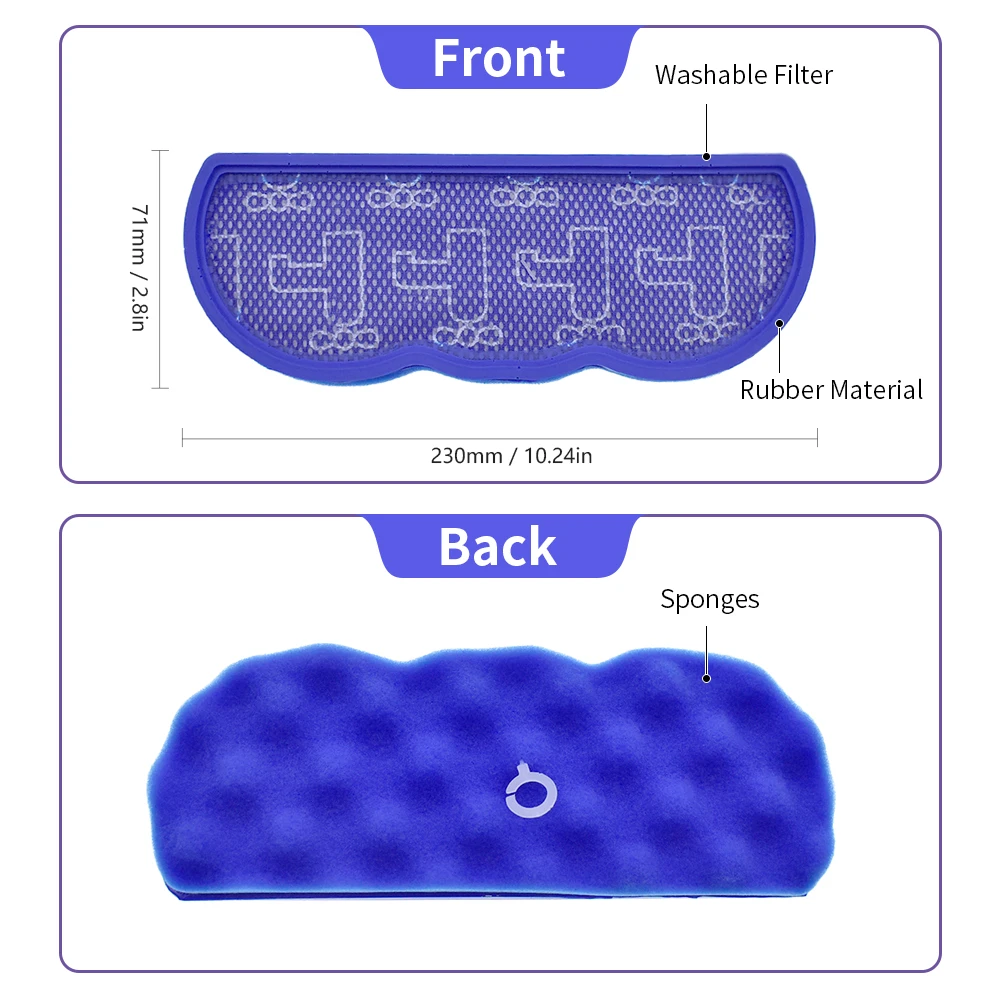 Filtro in spugna compatibile con Samsung SC8850 SC8830 SC8833 SC8835 SC88 Assy OUTLET filtro antipolvere aspirapolvere accessori parti