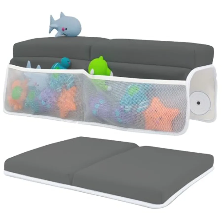 

Comfortable Baby Bath Kneeler and Elbow Rest Pad Set Thick Memory Foam Bath Kneeling Pad with Elbow Support Baby Bathtub Cushio