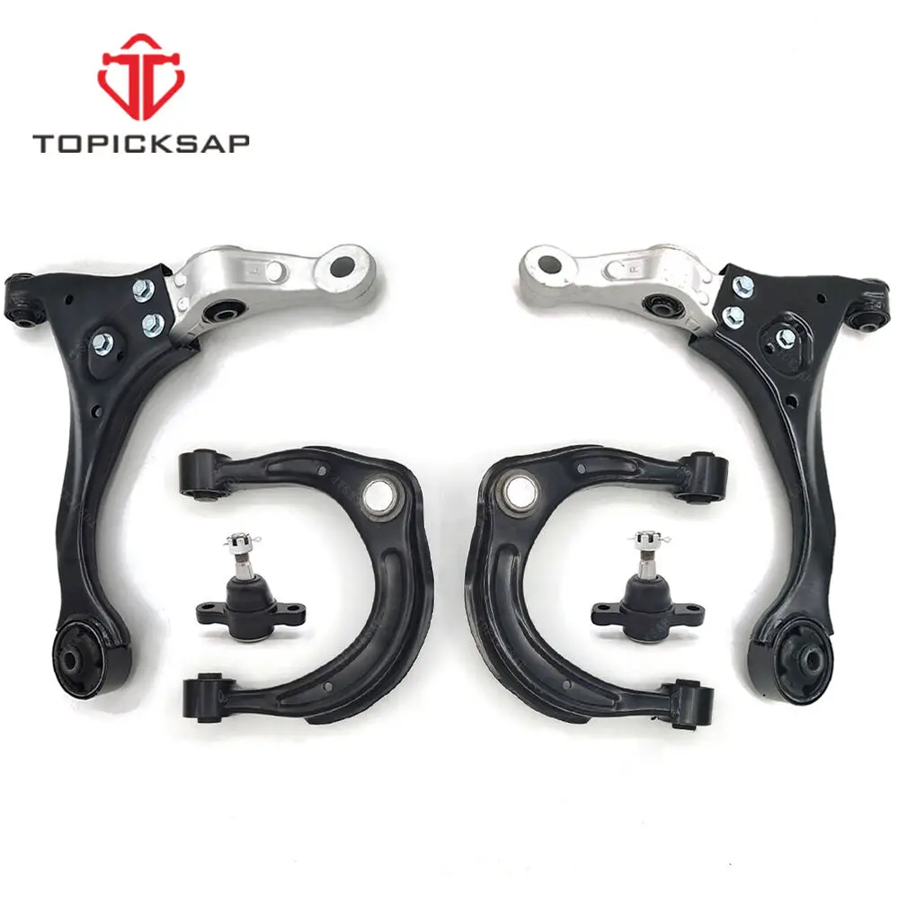 TOPICKSAP 6PCS Front Upper Lower Control Arm & Ball Joint Assembly Kits for Hyundai Sonata 2006 2007 2008 2009 2010 545003K000