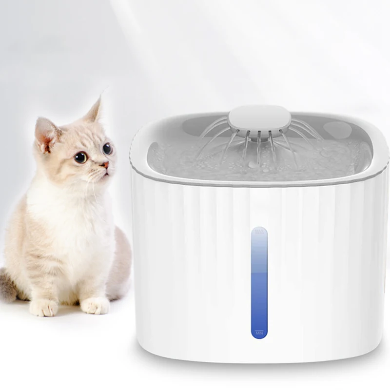 

Фонтан для домашних животных, автоматический фильтр, бесшумная поилка для кошек и собак, 3 л, фильтрующая поилка для рециркуляции, диспенсер для воды для кошек