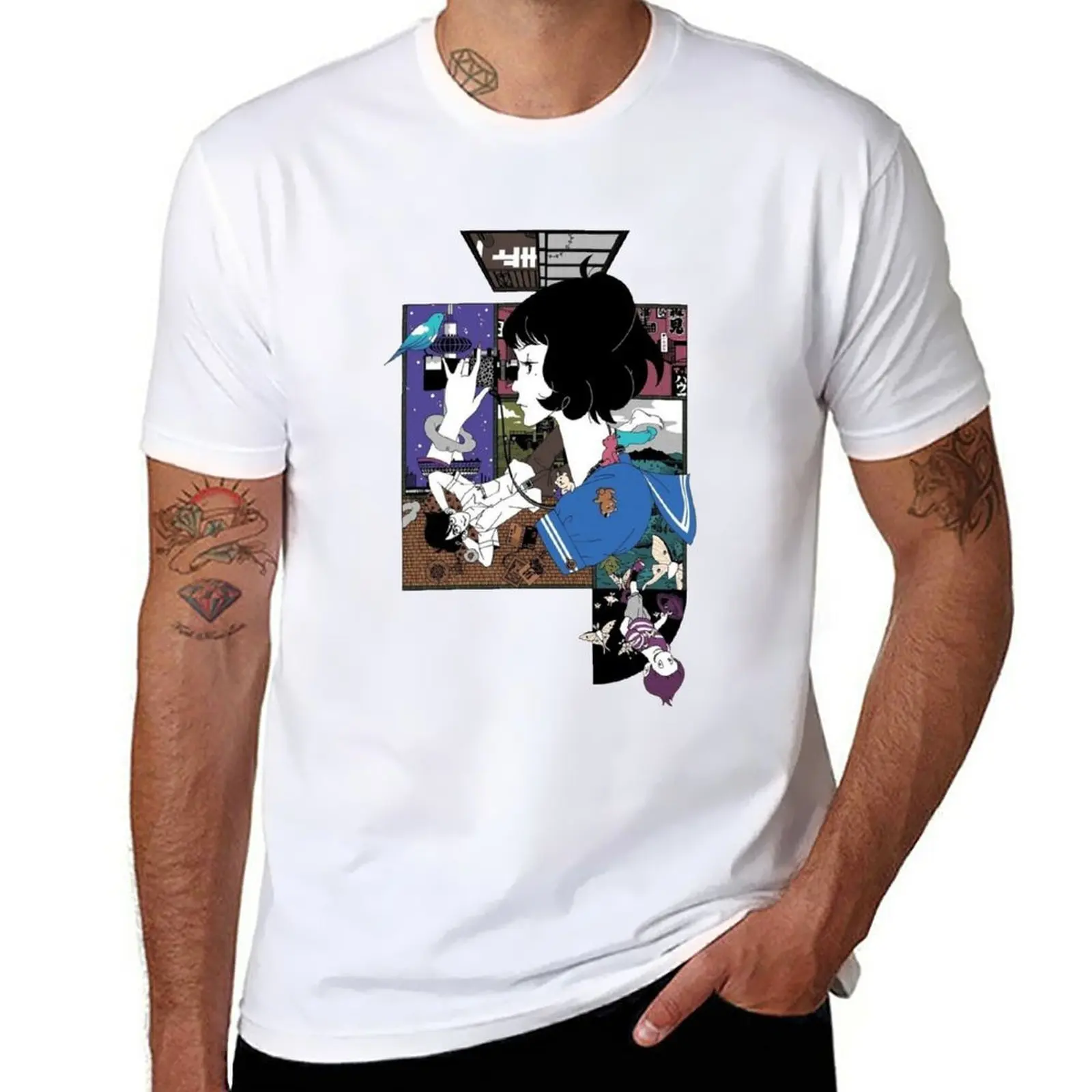 The Tatami Galaxy T-Shirt plus sizes customizeds customs design your own oversized fruit of the loom mens t shirts