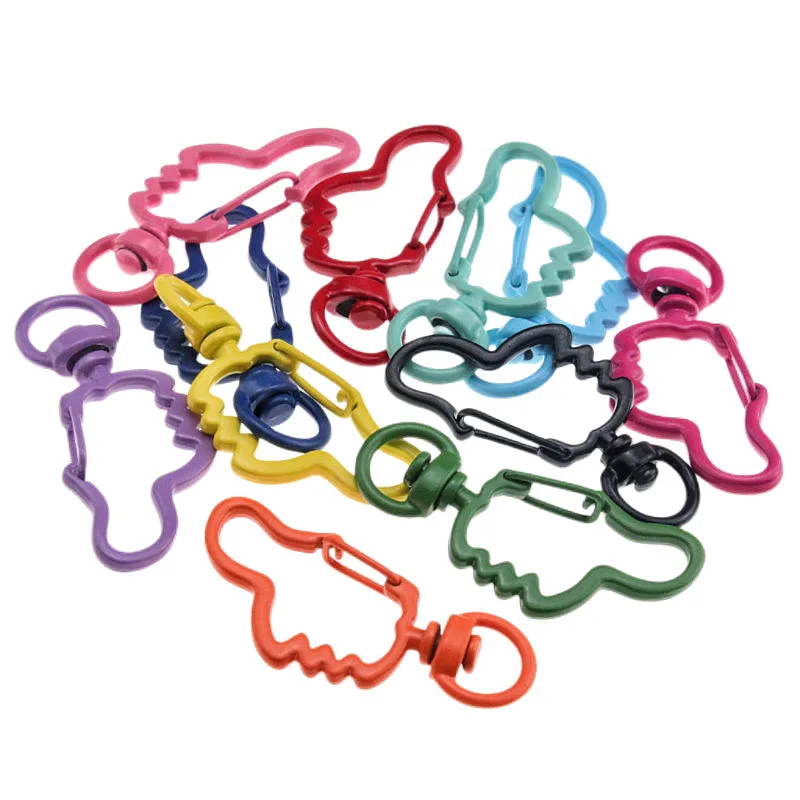 

5-20Pcs/Lot Keychain Long 41mm Popular Classic 13 Colors Lobster Clasp Buckle Hook Chain For Jewelry Making Accessories Pendant