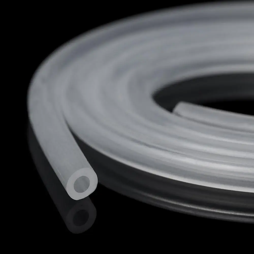 1M Safe Food Grade Flexible Translucent Silicone Tube Soft Rubber Hose Pipe