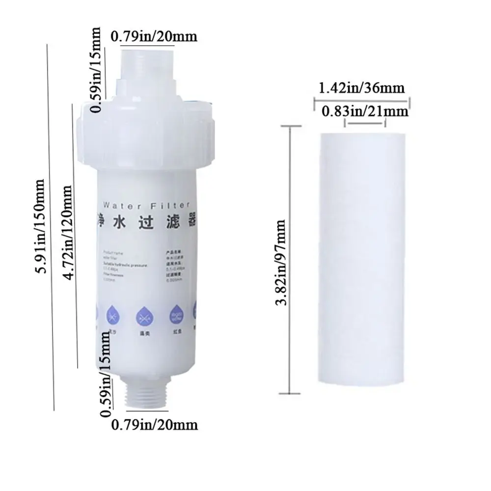 PP Cotton Water Purifier Replaceable Plastic Tap Filter Water Filter Kitchen