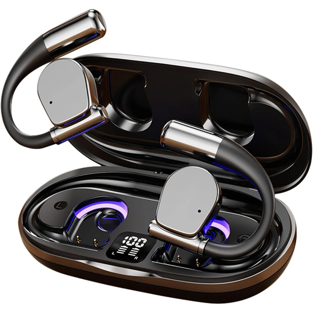

Wireless Bluetooth Earphones Gaming Headset with 3D Surround Sound UV Sterilization Noise Cancelling Mic HD Call(Skin Color)