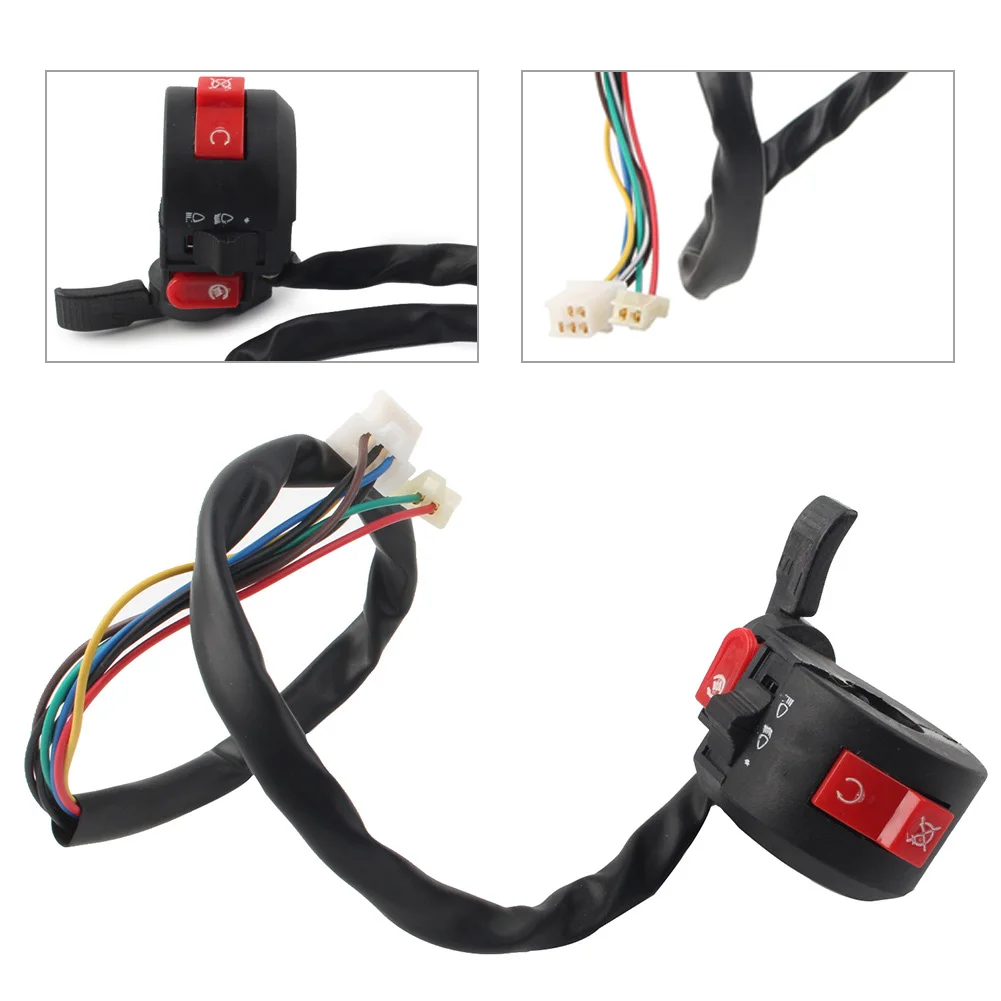 3-Function Left Switch Kill Choke Switch for 50cc 70cc 90cc 110cc 125cc ATV Quad