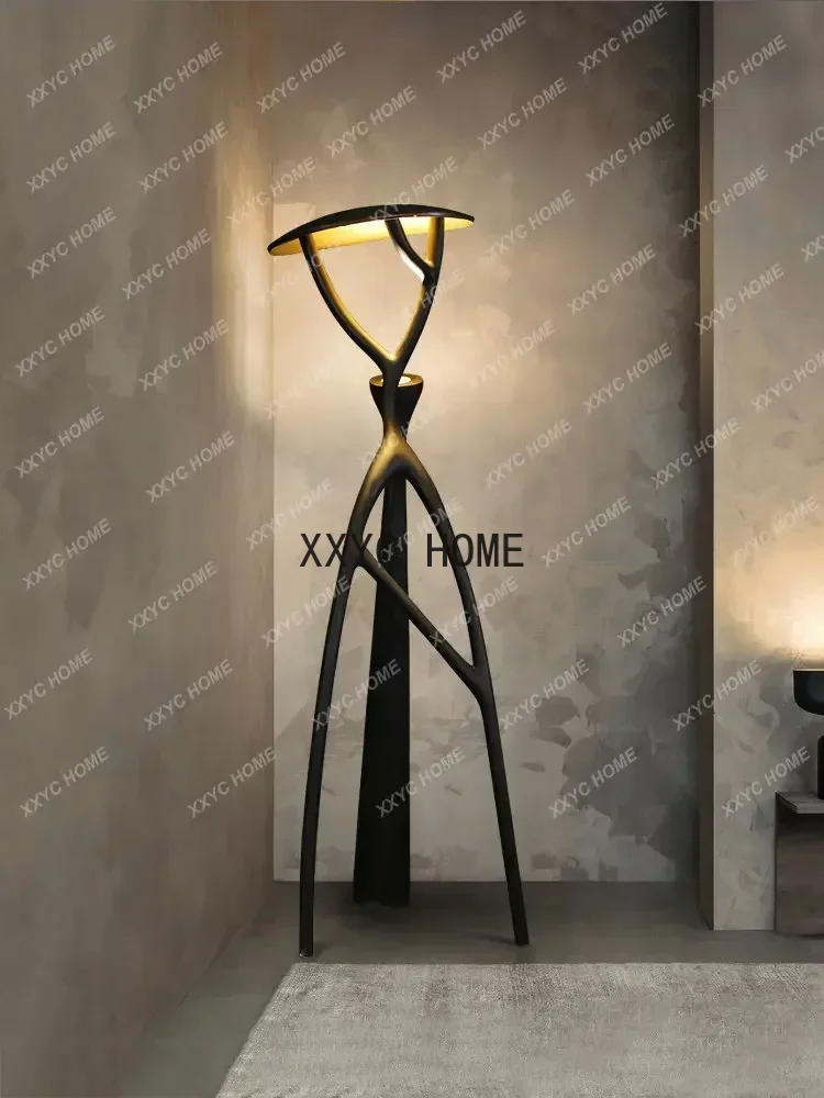 

Nordic Post-Modern Tree Branch Decoration Sculpture Resin Floor Lamp Living Room Light Luxury Exhibition Hall Decorative Lamp