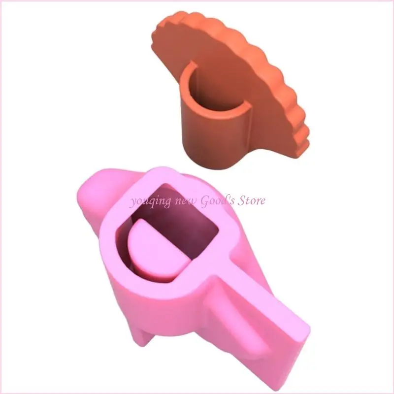 57QA ثلاثية الأبعاد الإسكالوب الجبس اناء للزهور قالب من السيليكون راتنجات الايبوكسي قالب الصب زهرية عصارية قالب الاسمنت قالب