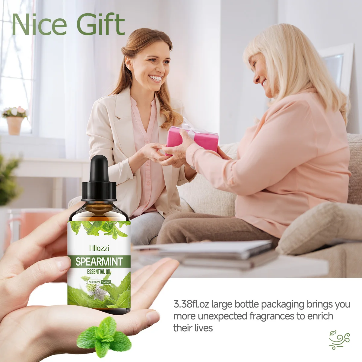 زيت النعناع العطري، خالي من الكحول، مناسب لزيت التدليك، زيت عطري للعلاج العطري، تذكار للعطلات