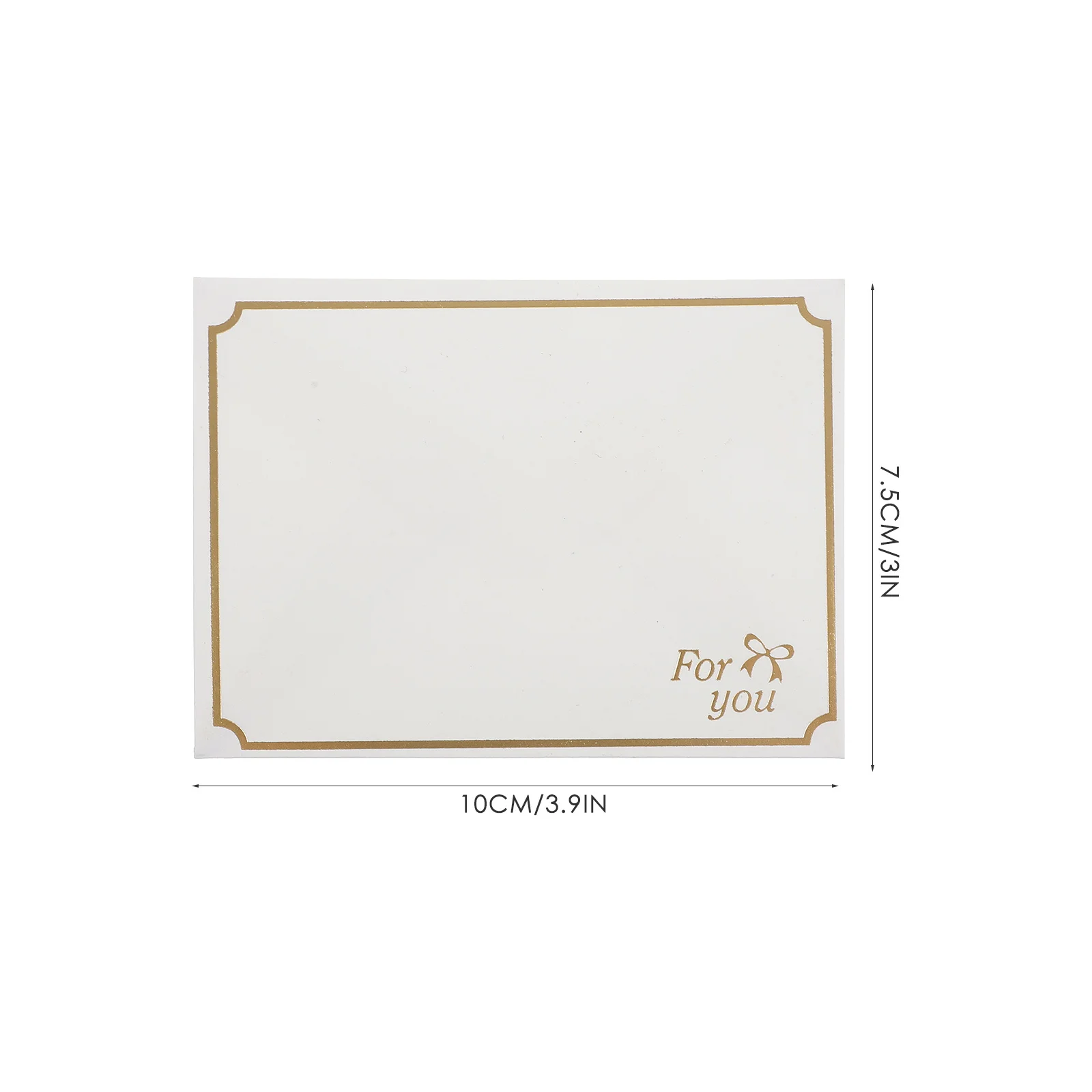 

24pcs Gold Trim Envelopes Paper Aluminum Foil Smooth Finish For Wedding Party Graduation Festival Greeting Cards Invitation