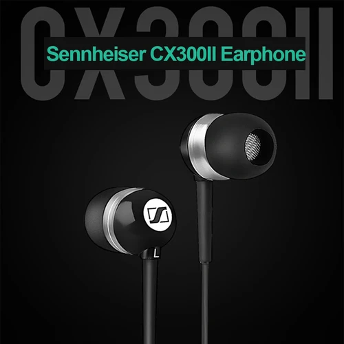 Imagen 2 del producto Los auriculares intrauditivos con cable Sennheiser CX300II de alta calidad y alta resolución son compatibles con ordenadores y teléfonos móviles.