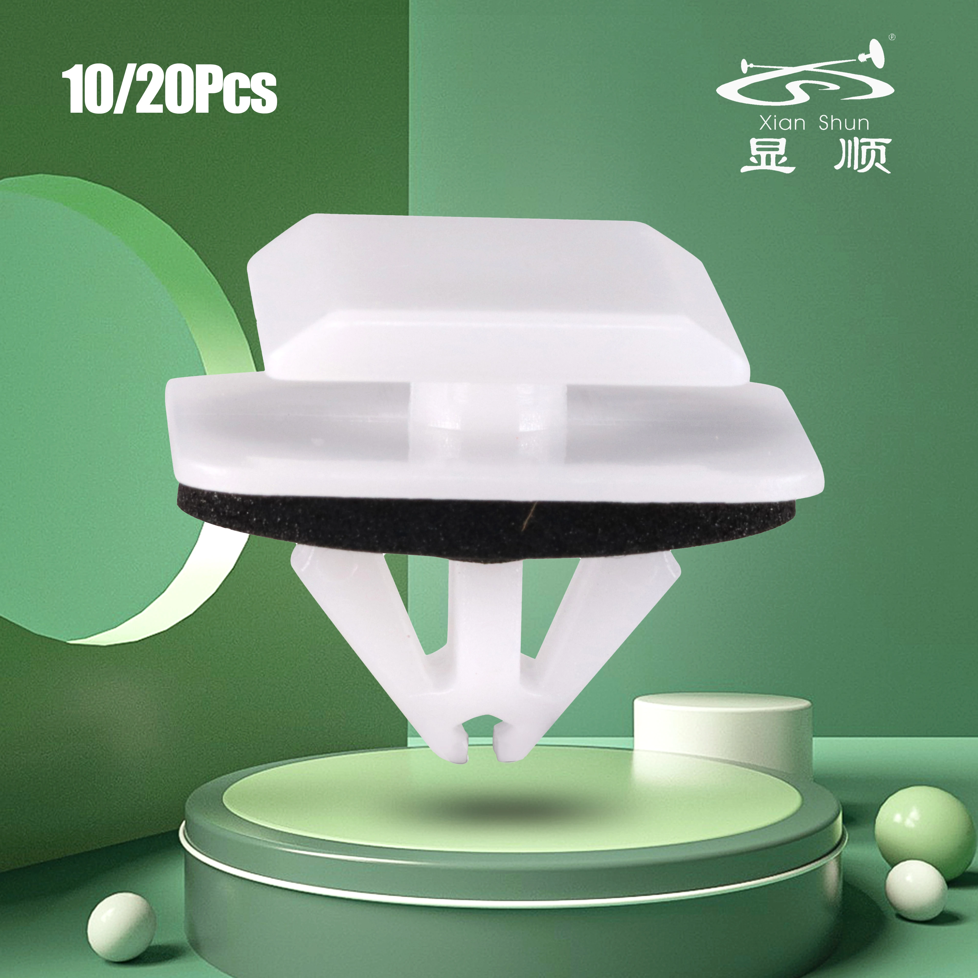 

10/20Pcs White POM Car Door Sill Guard Interior Replacement Parts Car Fastening Clips Car Accessories