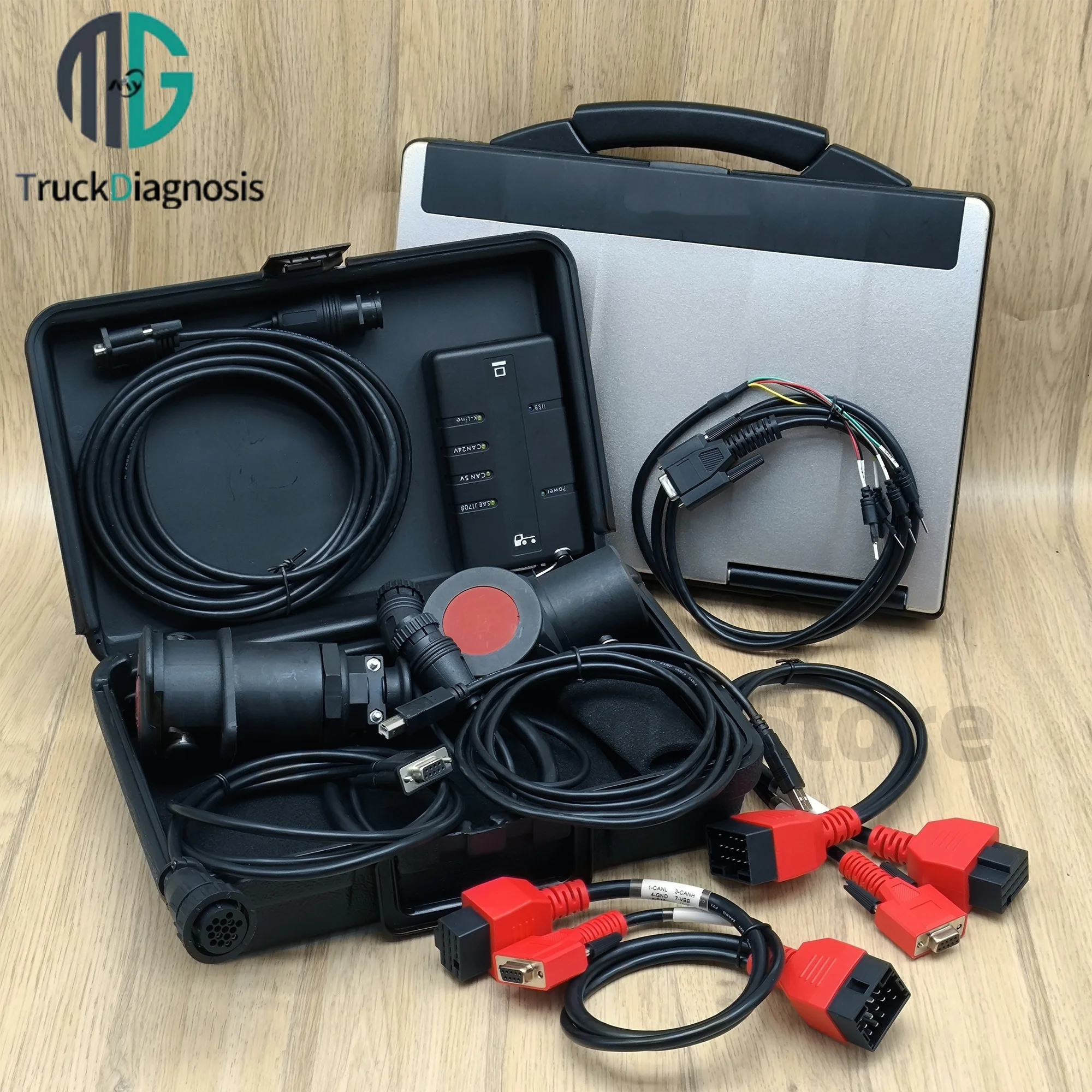 For WABCO Diagnostic Scanner WDI Interface ABS EBS Trailer and Truck Diagnostic Tool ECU Coding Tool for Heavy Duty Diagnosis