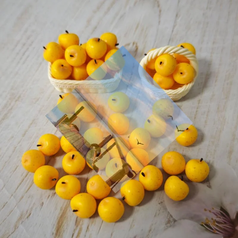 

Xm 5/10Pcs Mini Simulated Little Apple Doll Accessories Toys 1/12 Dollhouse Miniature Food Play Scene Decoration