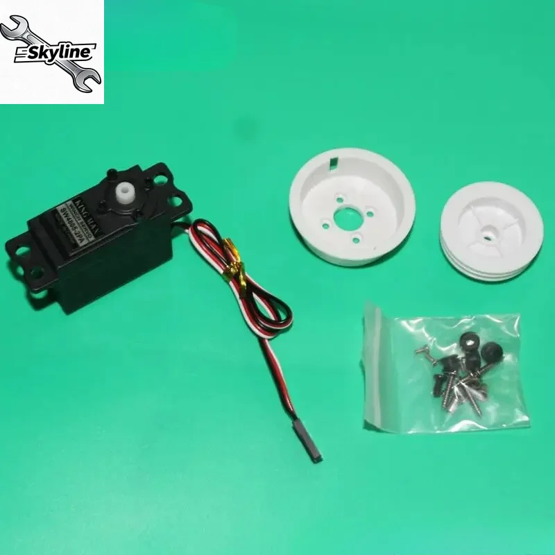 High Quality SW4805-2PA Sail Winch Servo, 45g 5kg.cm Analog Plastic Gear Servo Spare Parts for DIY RC Boat Models