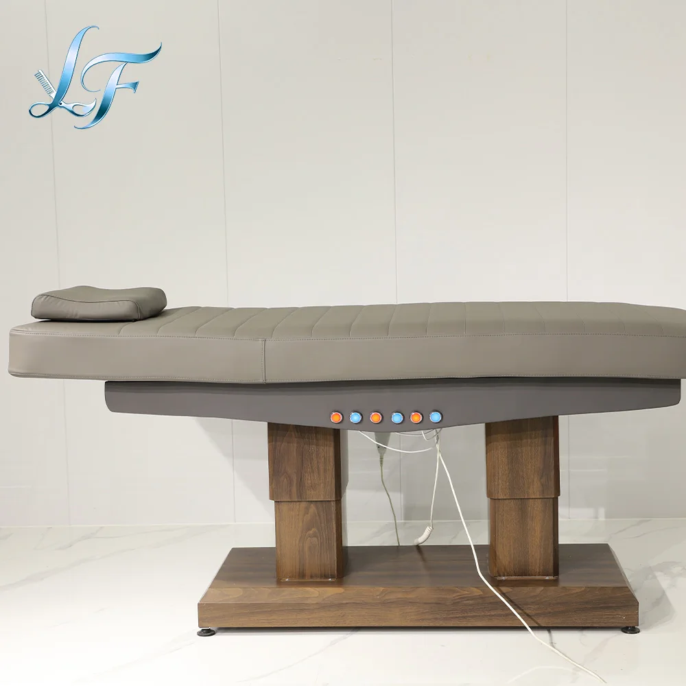 

Luxury Electric Pu Leather Beauty Beds 4 Motor Facial Treatment Beauty Salon Dedicated Eyelash Bed Comfortable Stable Durable