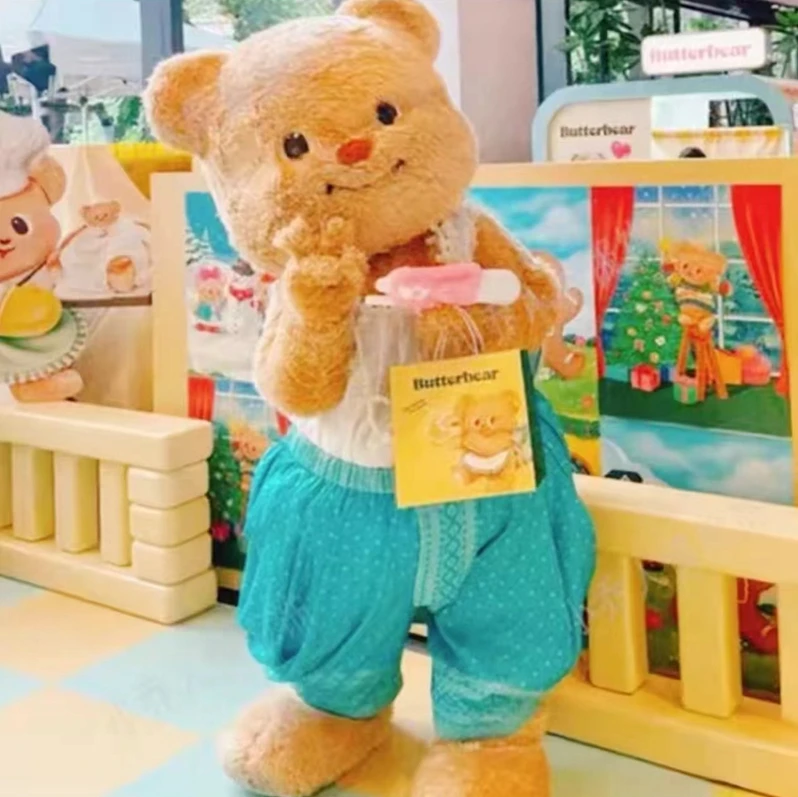 لطيف الكرتون الفراش زي التميمة تايلاند زبدة الدب تأثيري الرقص أداء الدعائم الطرف لجميع القديسين عيد الميلاد #3