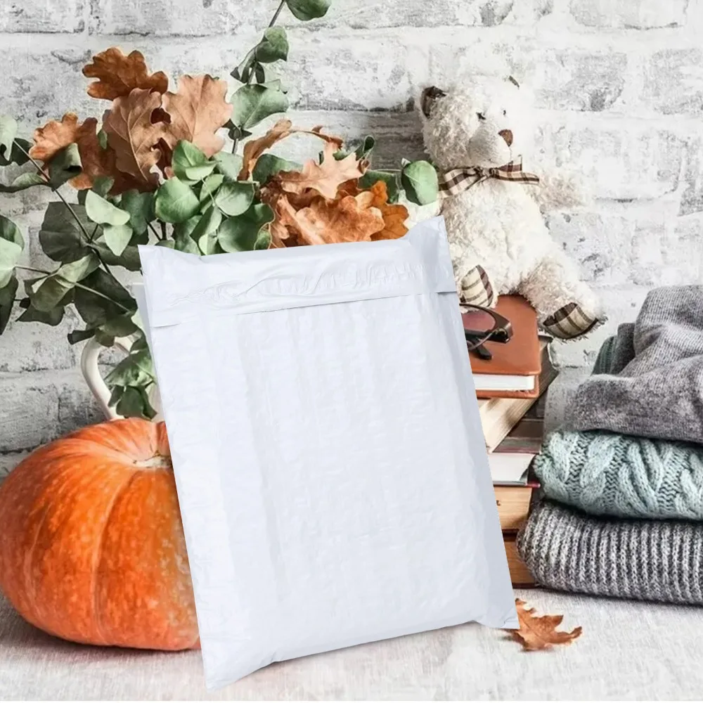 50-10pcs Self-Adhesive White Courier Mailing Envelope Shipping Bags Thickened Mailing Bags Courier Storage Bag Courier Bags