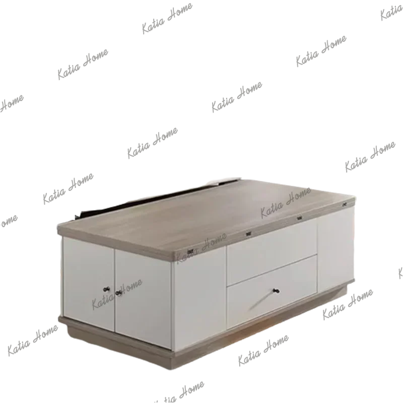 Factory Direct Storage High Coffee Table Stool Rectangle Floor Wooden Coffee Table Center Minimalist Mesas De Centro Para Sala H