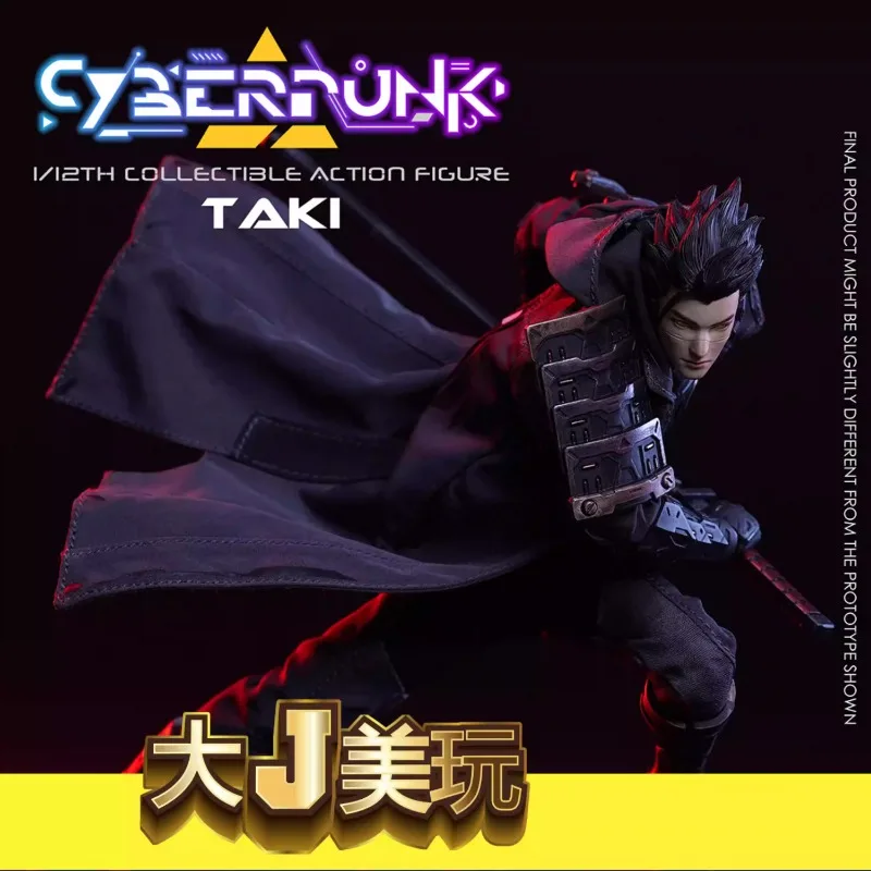 VTOYS 1/12 Cyberpunk Ronin Taki Poseable Action Figure Collectible Toy Gift