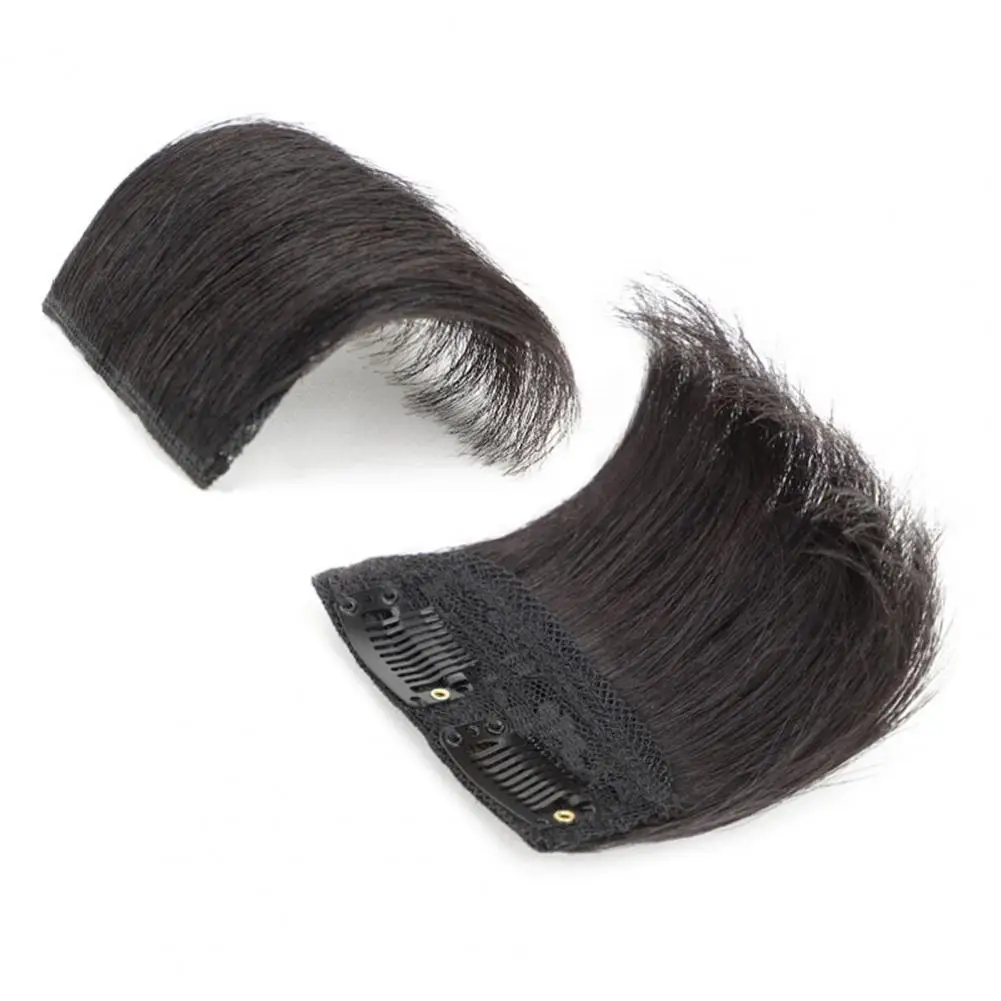 10cm peruca almofada de cabelo fofo invisível almofada de cabelo clipe traje em linha reta uma peça peruca feminina extensão do cabelo forro extensões de cabelo clipe