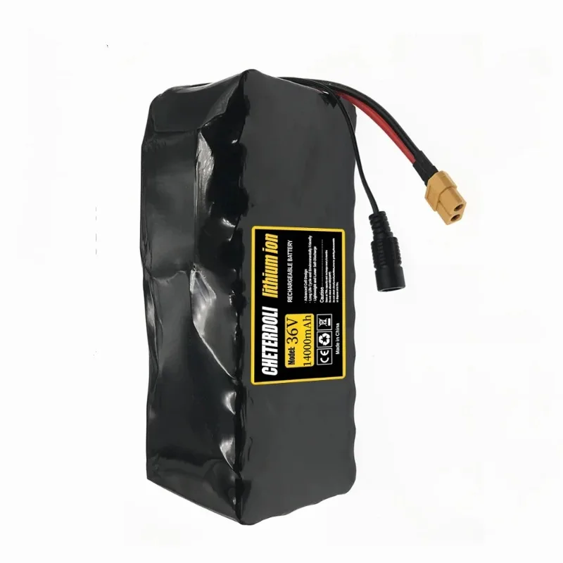 10S4P 36 فولت 14000 مللي أمبير بطارية ليثيوم أيون 18650 عالية السعة قابلة لإعادة الشحن مدمجة في BMS مناسبة لبطارية سكوتر كهربائي. #3