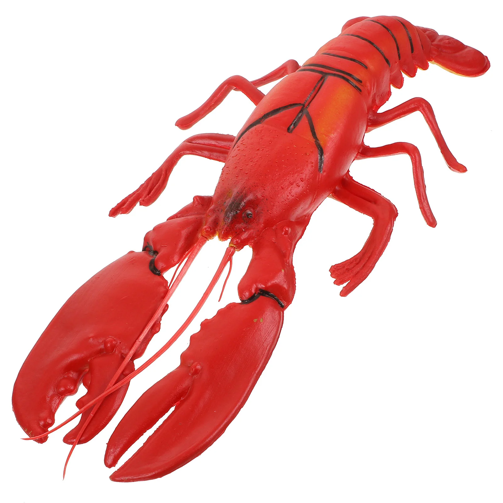 

Lifelike Lobster 20 x 8 inch Super Large Plastic Lobster Model for Home Decor Market Display Photography Prop Kids Pretend Play