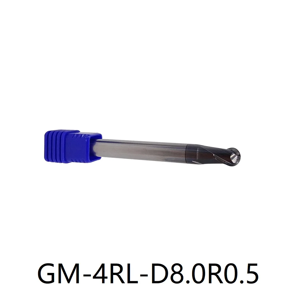 ZCC GM-4RL-D8.0R0.5 GM-4RL-D8.0R1.0 GM series Torus mill long shank Semi-finishing