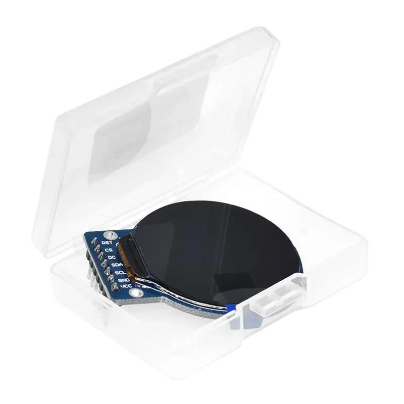 1-2 pièces écran TFT 1.28 pouces Module d'affichage LCD rond rvb 240*240 GC9A01 pilote 4 fils Interface SPI 240x240 PCB pour Arduino