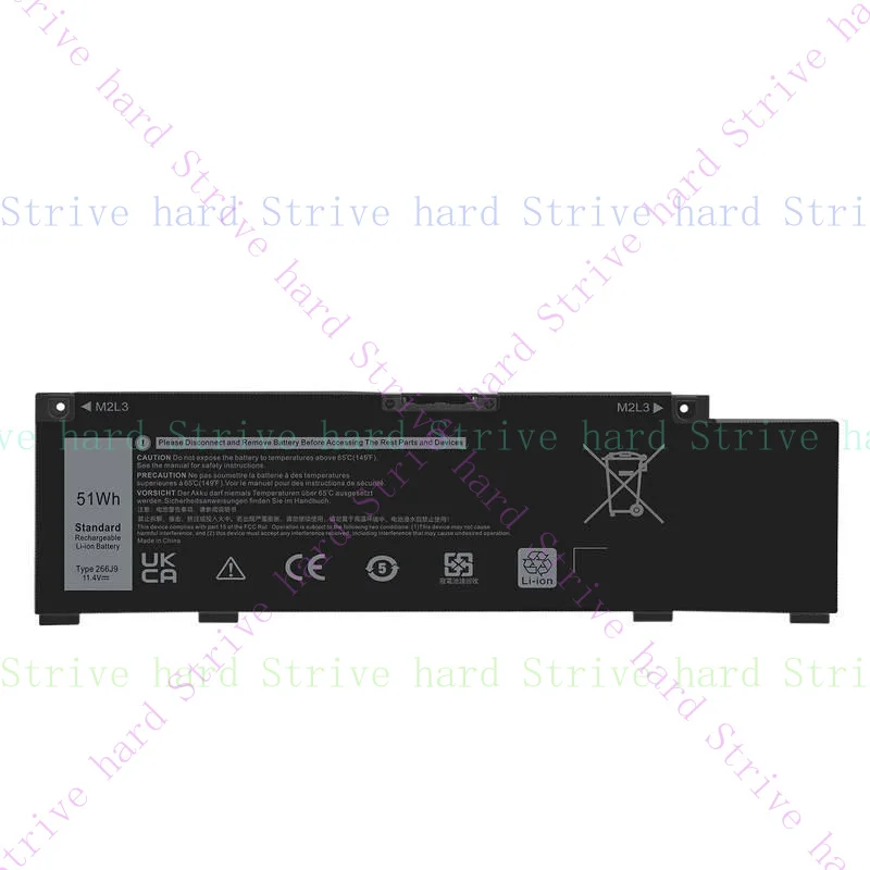 

New 266J9 Laptop Battery For Dell Inspiron G3 3500 3790 3590 G5 5500 5505 5490