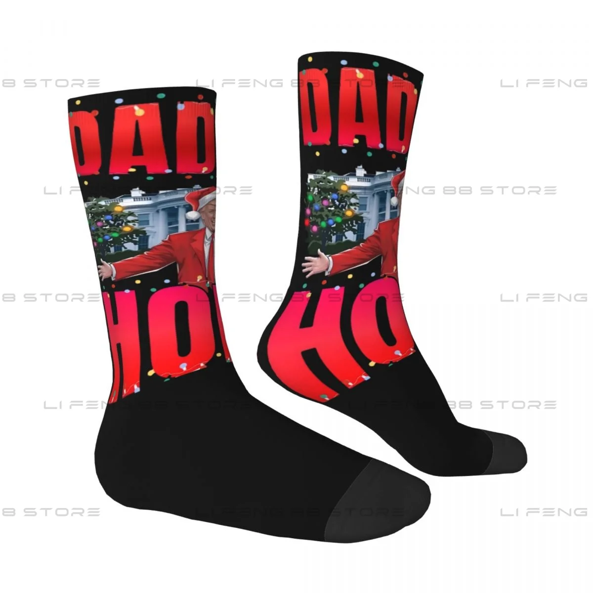 Daddy's Home - Donald Trump Unisex Winter Socks Running Happy Socks Street Style Crazy Sock