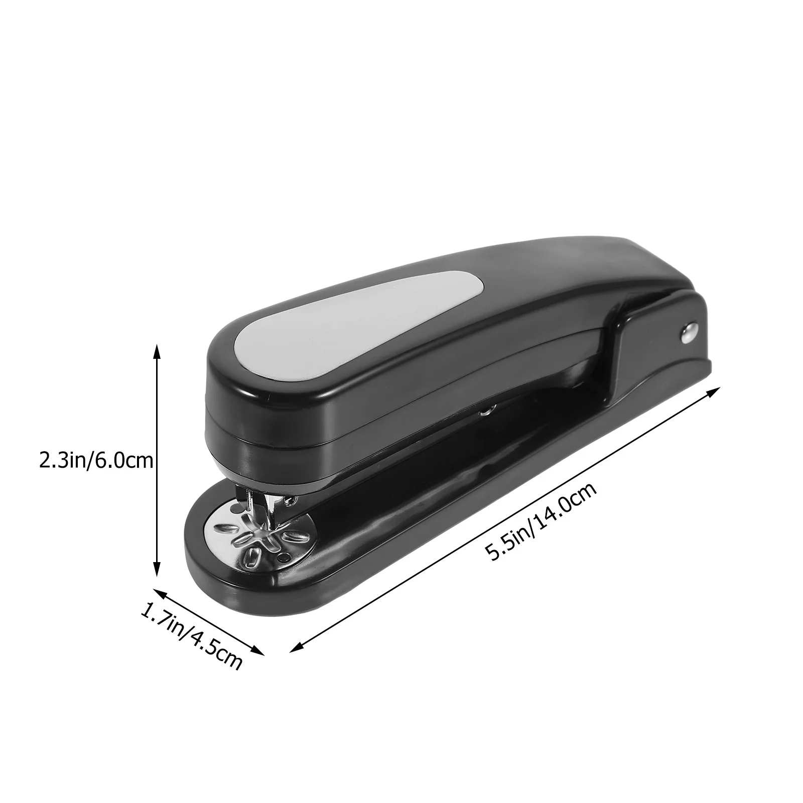 Grampeador rotativo de 360 graus, desempenho estável, design compacto, multiuso, mesa de escritório, grampeadores portáteis para escola e casa